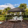 8X8ft dark grey, beveled, non-woven, Folding Shed, Oxford cloth, spray iron pipe, portable
