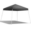 8X8ft dark grey, beveled, non-woven, Folding Shed, Oxford cloth, spray iron pipe, portable