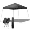 8X8ft dark grey, beveled, non-woven, Folding Shed, Oxford cloth, spray iron pipe, portable