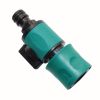 1pc Plastic Valve With Quick Connector Garden Irrigation Pipe Hose Adapter Switch