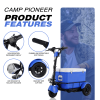 Elevate Your Journey with the Camp Pioneer-Experience Speeds up to 11.6 MPH and a Generous 55L Cooler Capacity